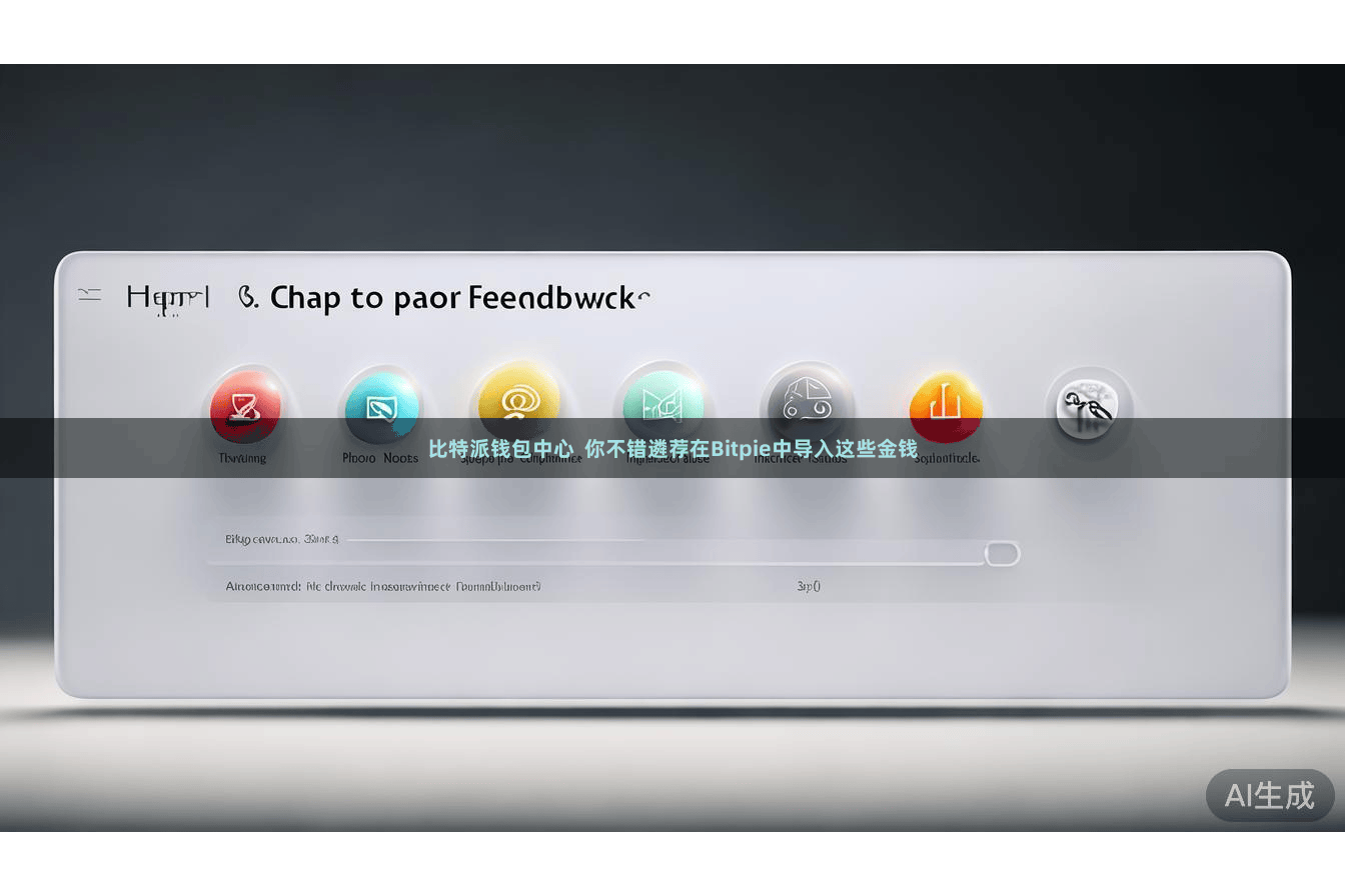 比特派钱包中心  你不错遴荐在Bitpie中导入这些金钱