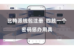 比特派钱包注册  四肢一个密码惩办用具