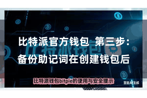 比特派官方钱包  第三步：备份助记词在创建钱包后