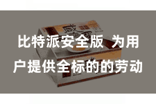 比特派安全版  为用户提供全标的的劳动