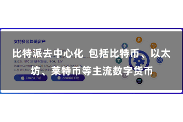 比特派去中心化  包括比特币、以太坊、莱特币等主流数字货币