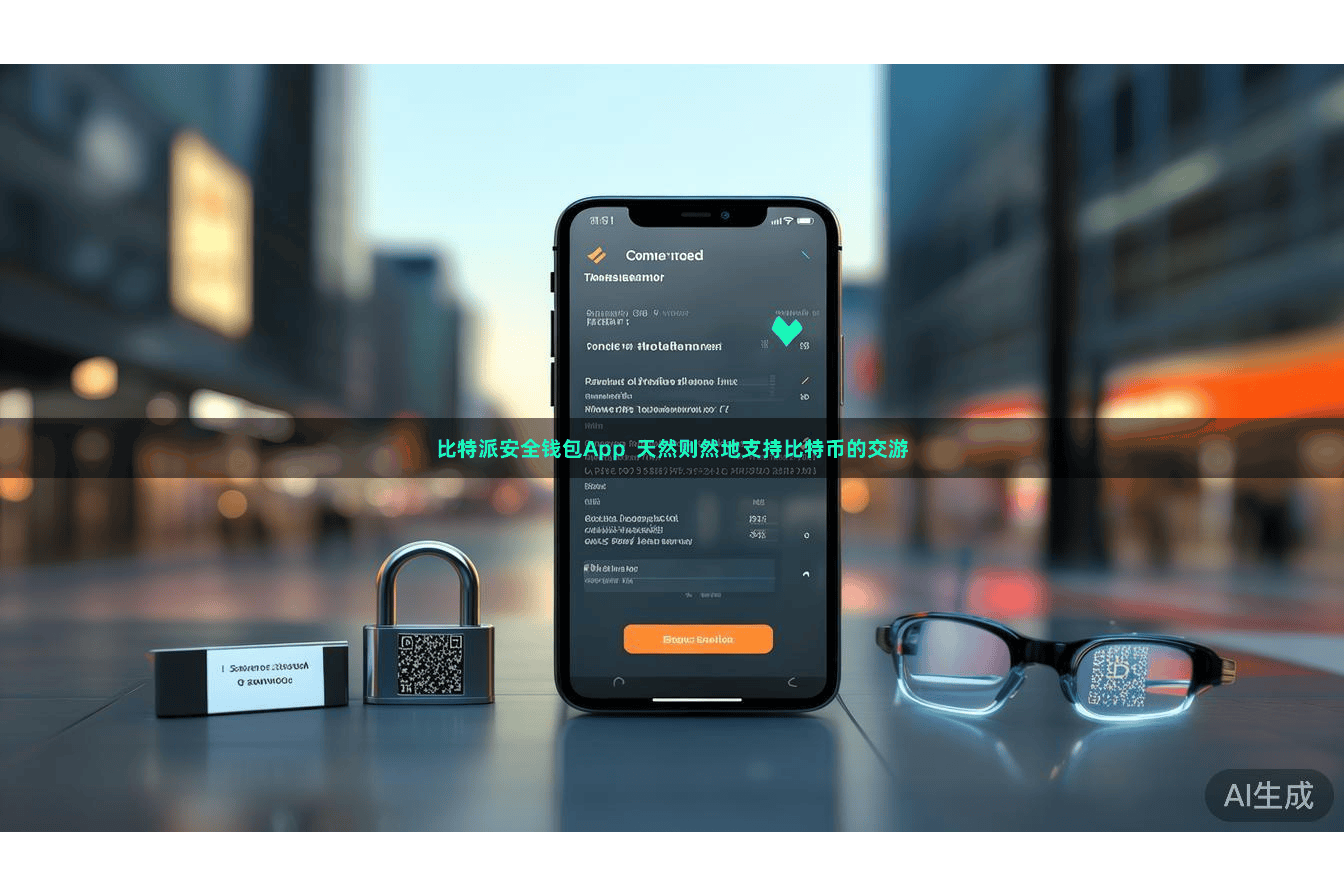 比特派安全钱包App  天然则然地支持比特币的交游